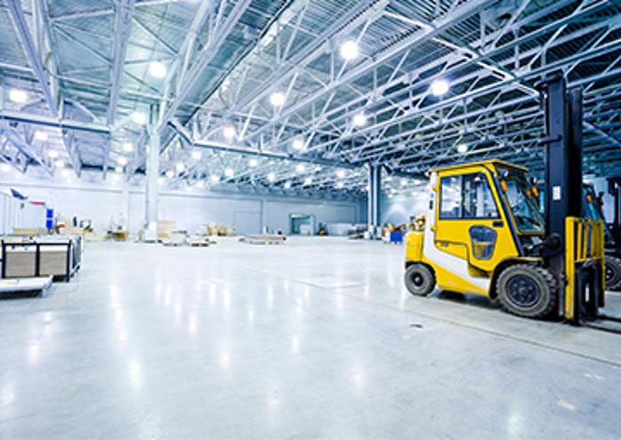 Led verlichting industrie hal