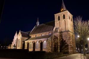 LED lighting | Public lighting side view angle church Sint Lambertuskerk Rosmalen