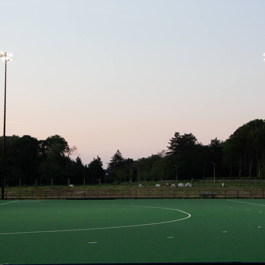 NL HC Bloemendaal LED Lighting Sport Hockey Nature And Cows