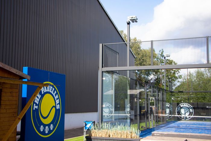 LED lighting sport | padel court entrance Spa Zuiver Hotel