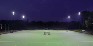 LED lighting sport | hockey centre field view HC Bloemendaal