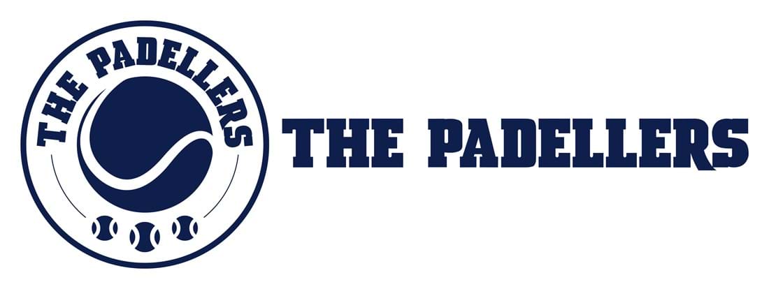 The Padellers logo with blue text