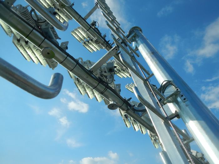 Led lighting sport | football Virton sky view